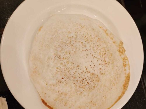Appam, Kerala Palappam or Hoppers is a delightful pancake.