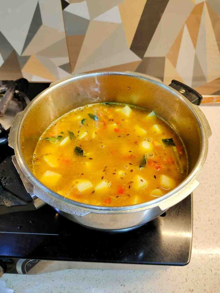 Aloo Saagu Method 4