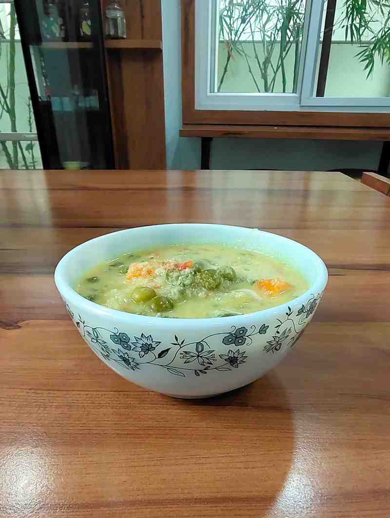 South Indian Vegetable Korma is a delightful, aromatic dish that brings together an array of vegetables, whole spices, and a creamy coconut-based sauce.