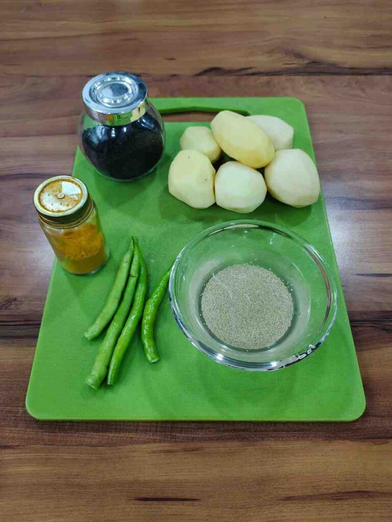 Aloo Posto Ingredients Ingredients for Aloo Posto Recipe