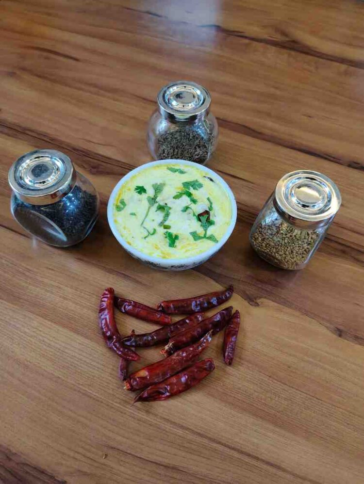 Dahi Chutney Ingredients