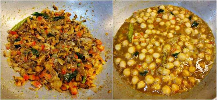 Punjabi Chole Steps in Preparation Punjabi Chole Steps in Preparation