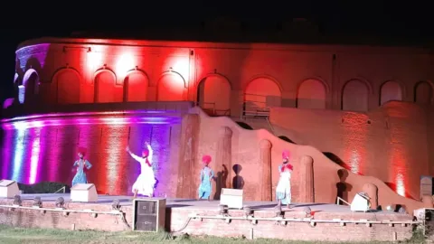 Bhangra show at Gobindgarh Fort, Amritsar