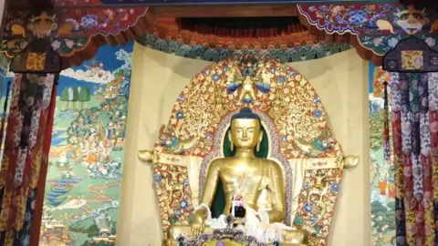 Gilded Buddha at Norbulingka