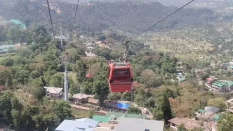 Skyway ropeway over Dharamshala