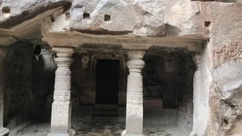 Ellora Jain Cave Facade