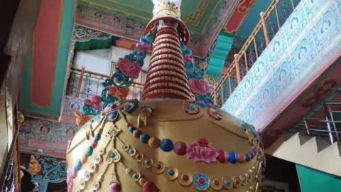 Golden stupa in McLeodganj