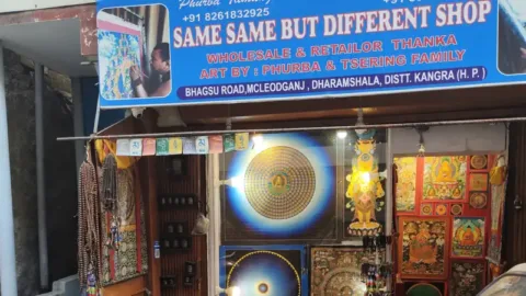 Thangka shop on Bhagsu Road
