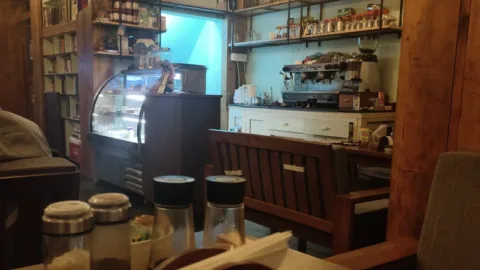 Snow Lion Café interior